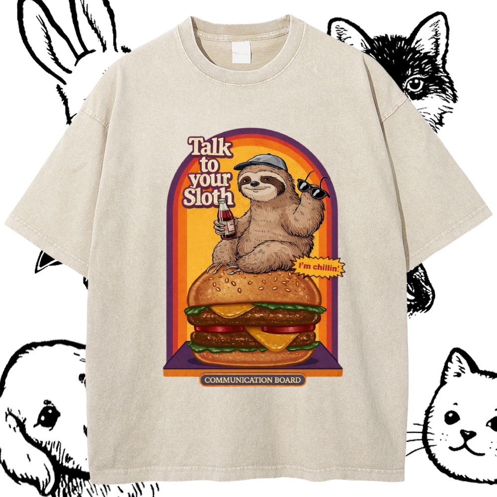 The Supreme Chill Ambassador Cotton Vintage Wash Classic Graphic Tee