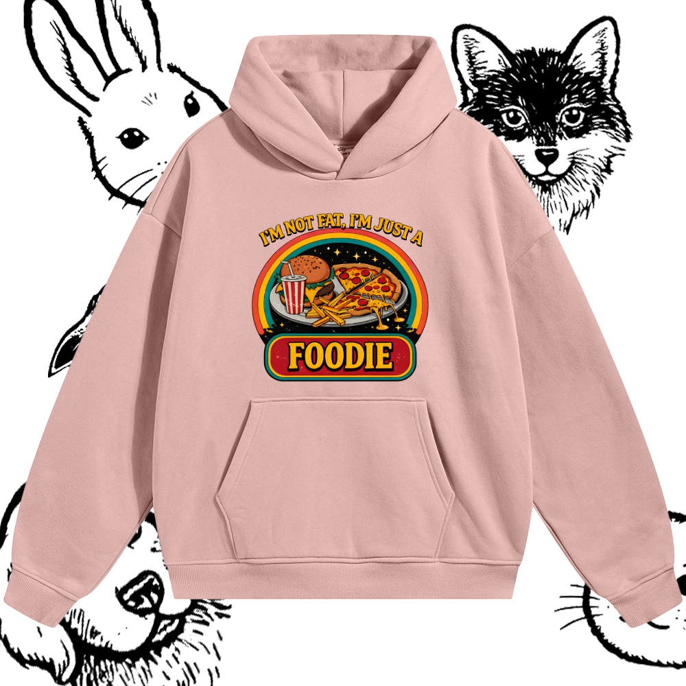 The Intergalactic Foodie Feast Cotton Blend Classic Fit Unisex Hoodie