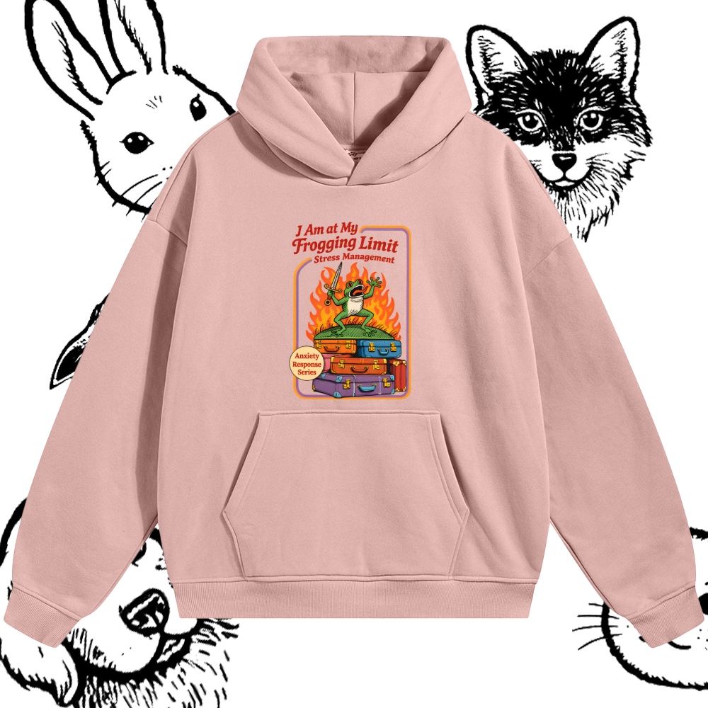 The Overloaded Stress Warrior Cotton Blend Classic Fit Unisex Hoodie