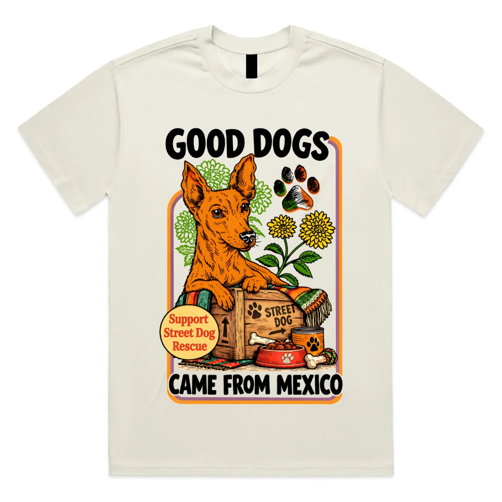 The Brave Mexican Street Soul Cotton Classic Fit Retro Dark Humor Graphic Tee
