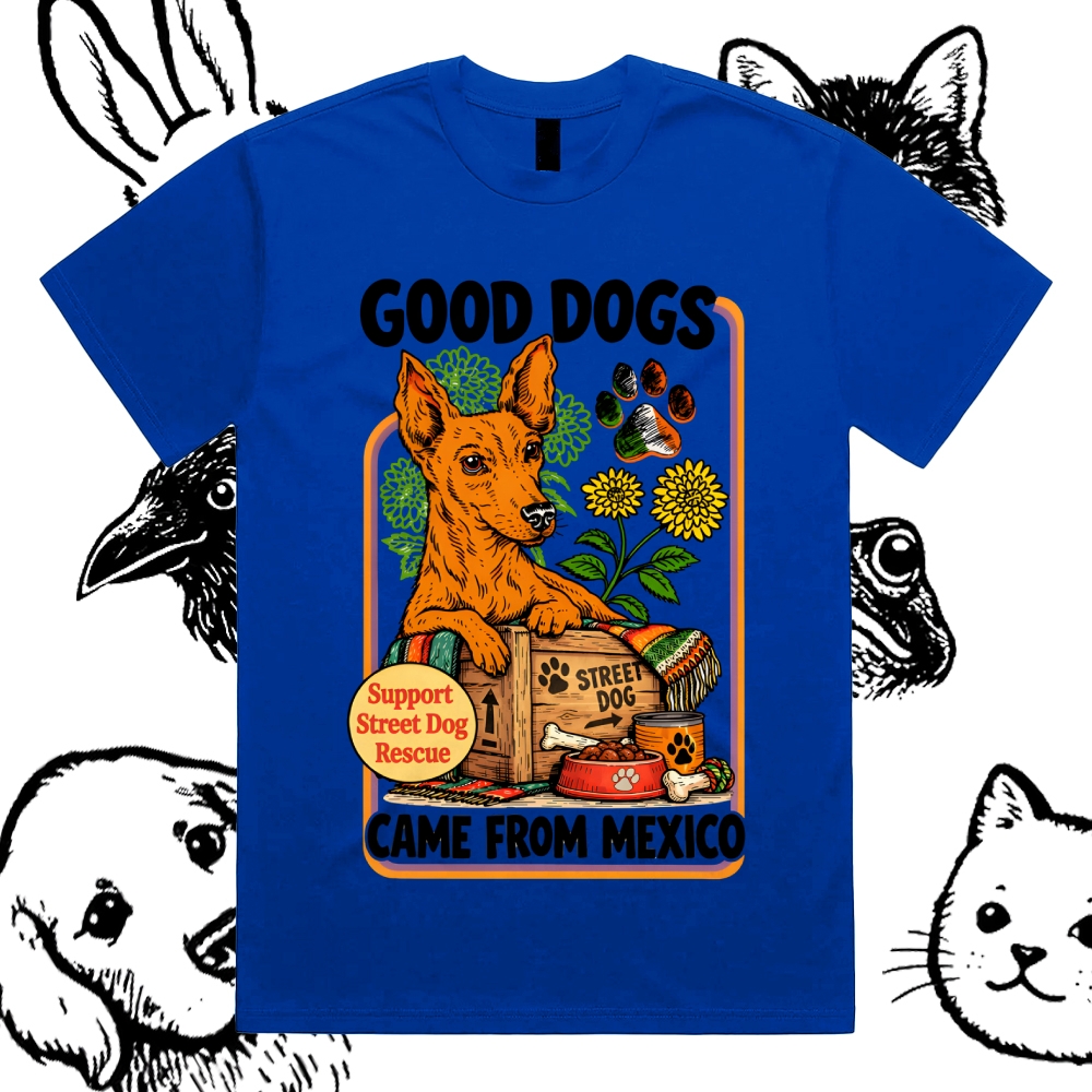 The Brave Mexican Street Soul Cotton Classic Fit Retro Dark Humor Graphic Tee