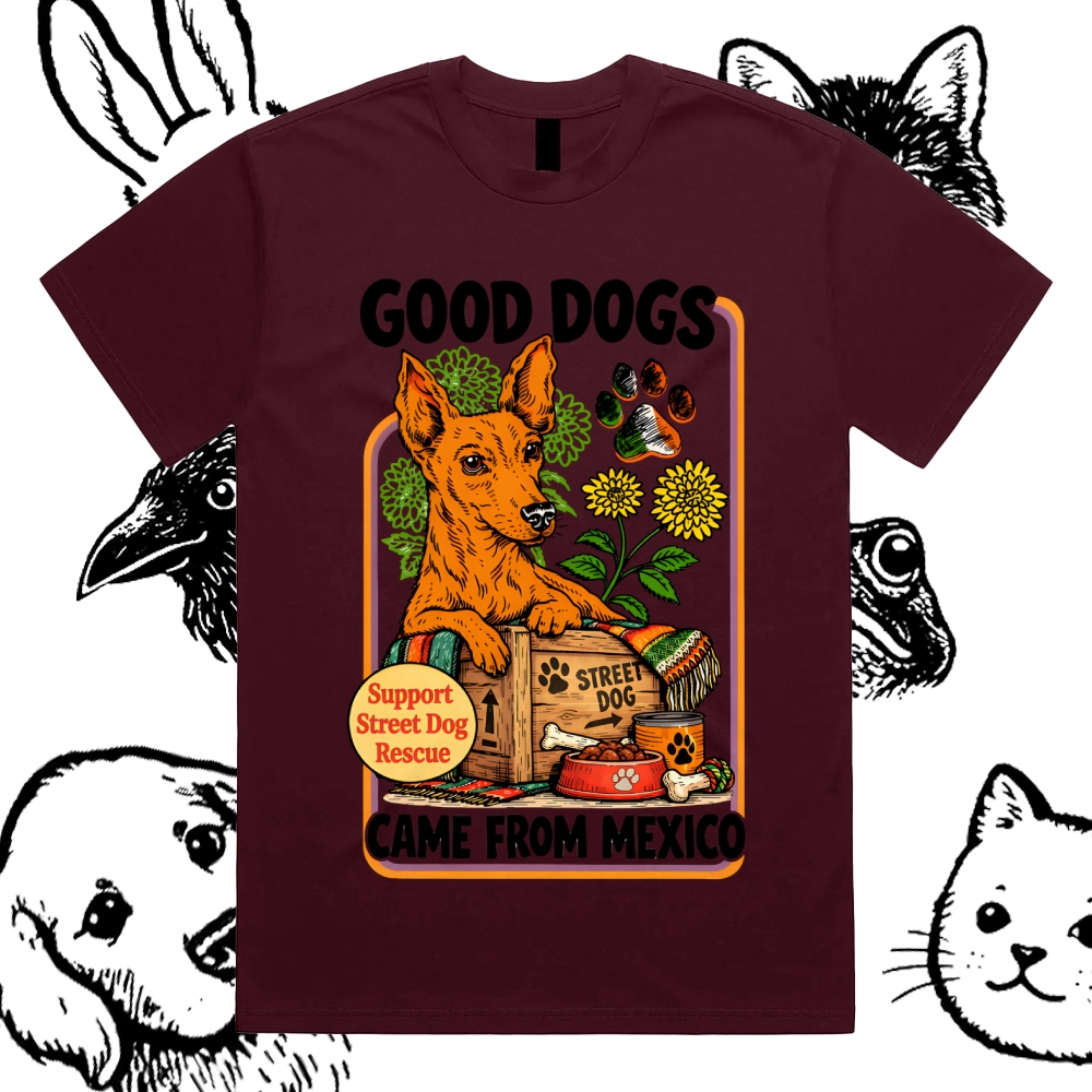 The Brave Mexican Street Soul Cotton Classic Fit Retro Dark Humor Graphic Tee