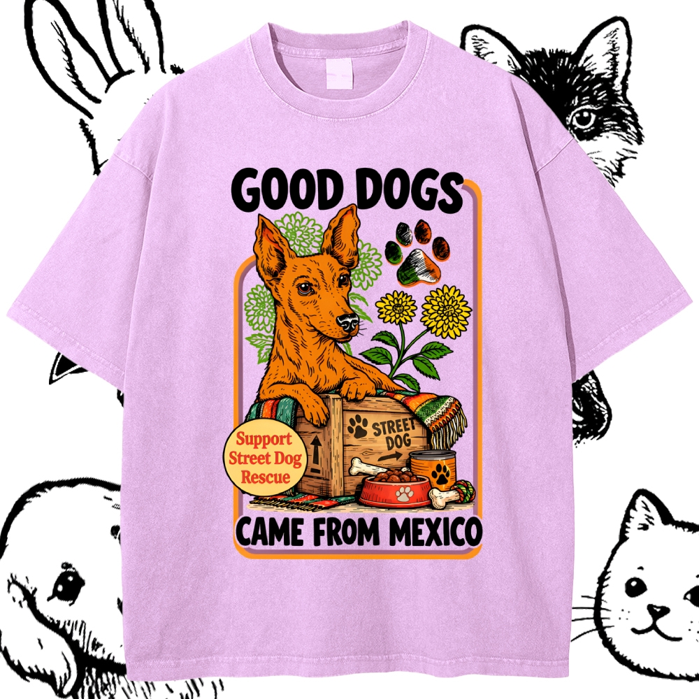 The Brave Mexican Street Soul Cotton Vintage Wash Classic Graphic Tee