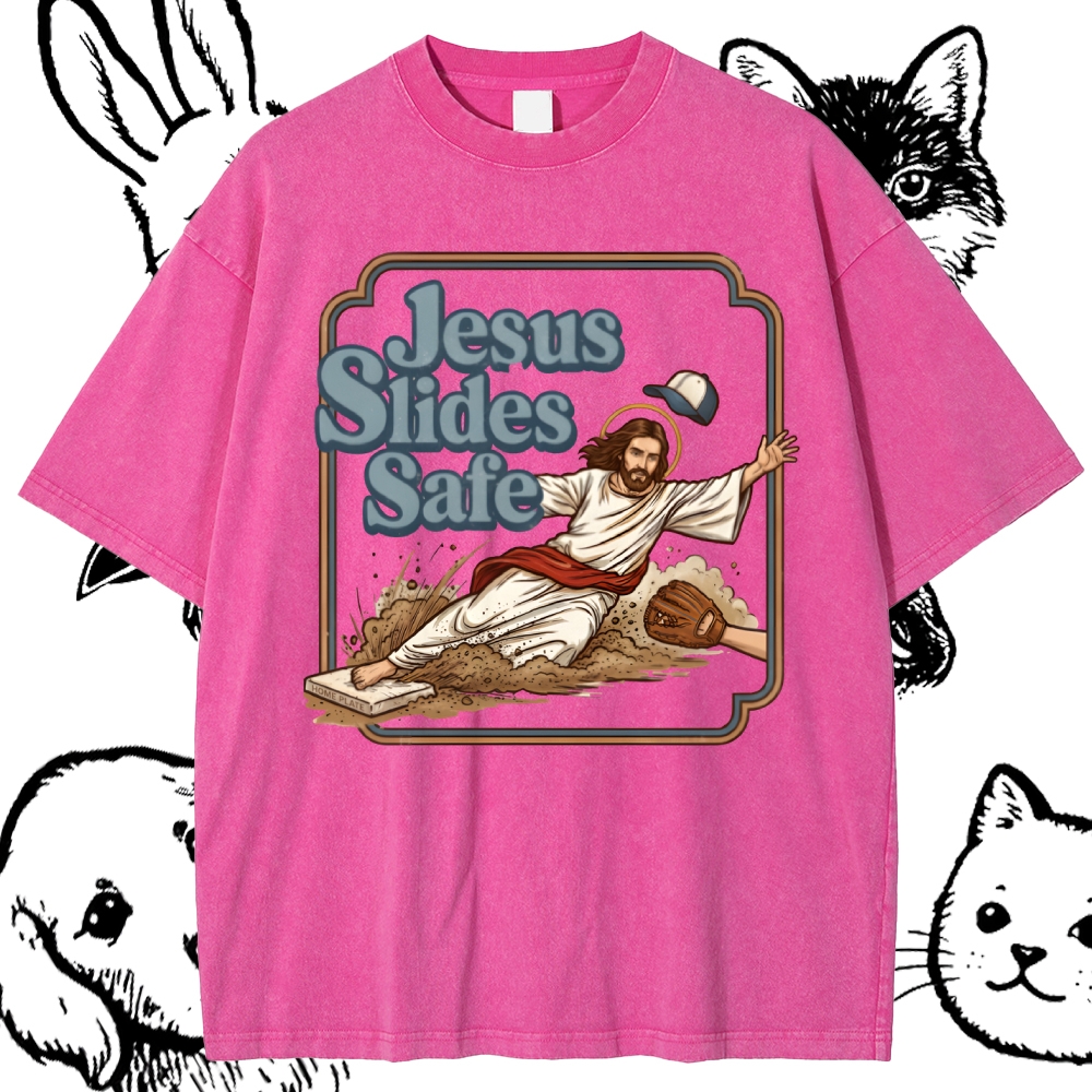 The Divine Home Run Legend Cotton Vintage Wash Classic Graphic Tee