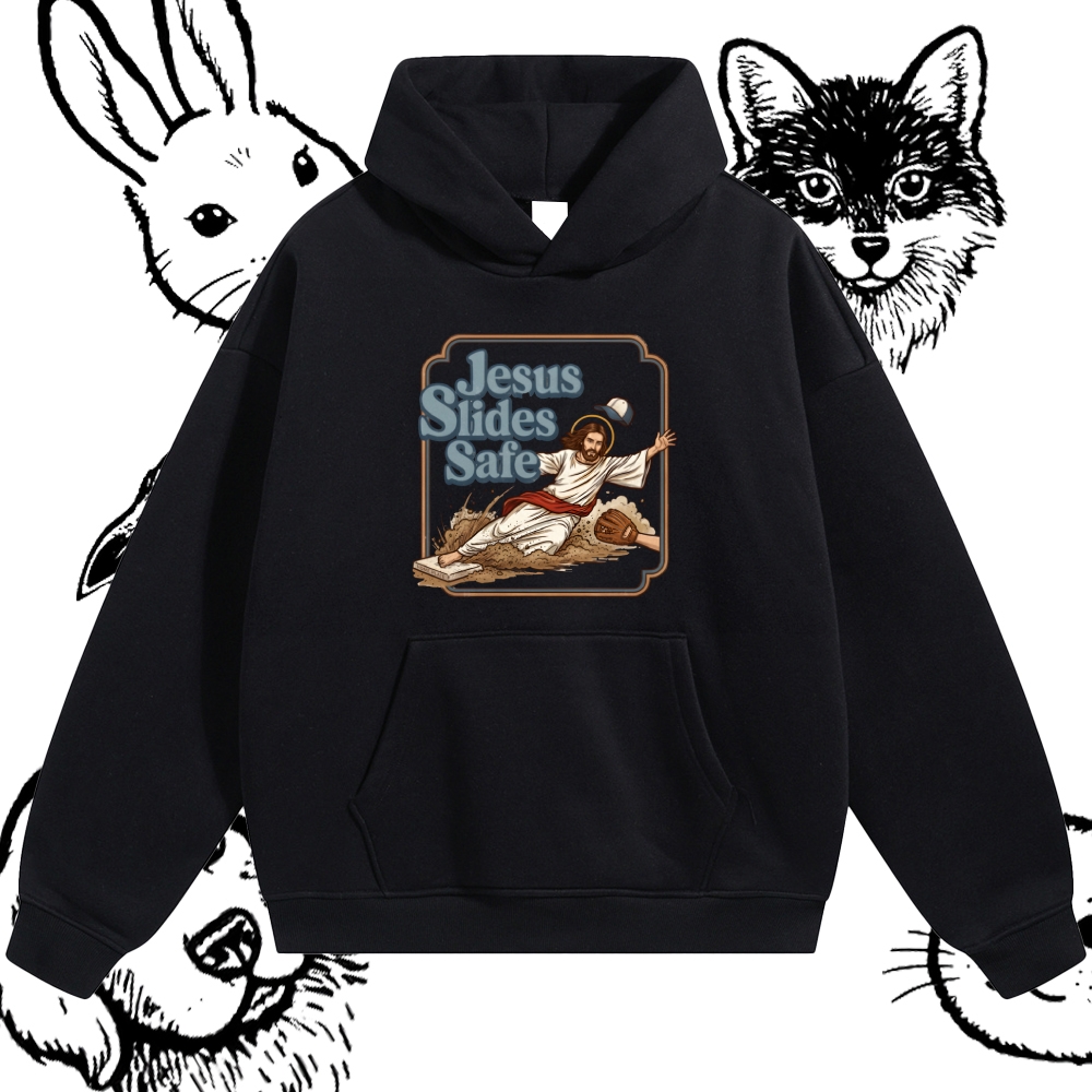The Divine Home Run Legend Cotton Blend Classic Fit Unisex Hoodie