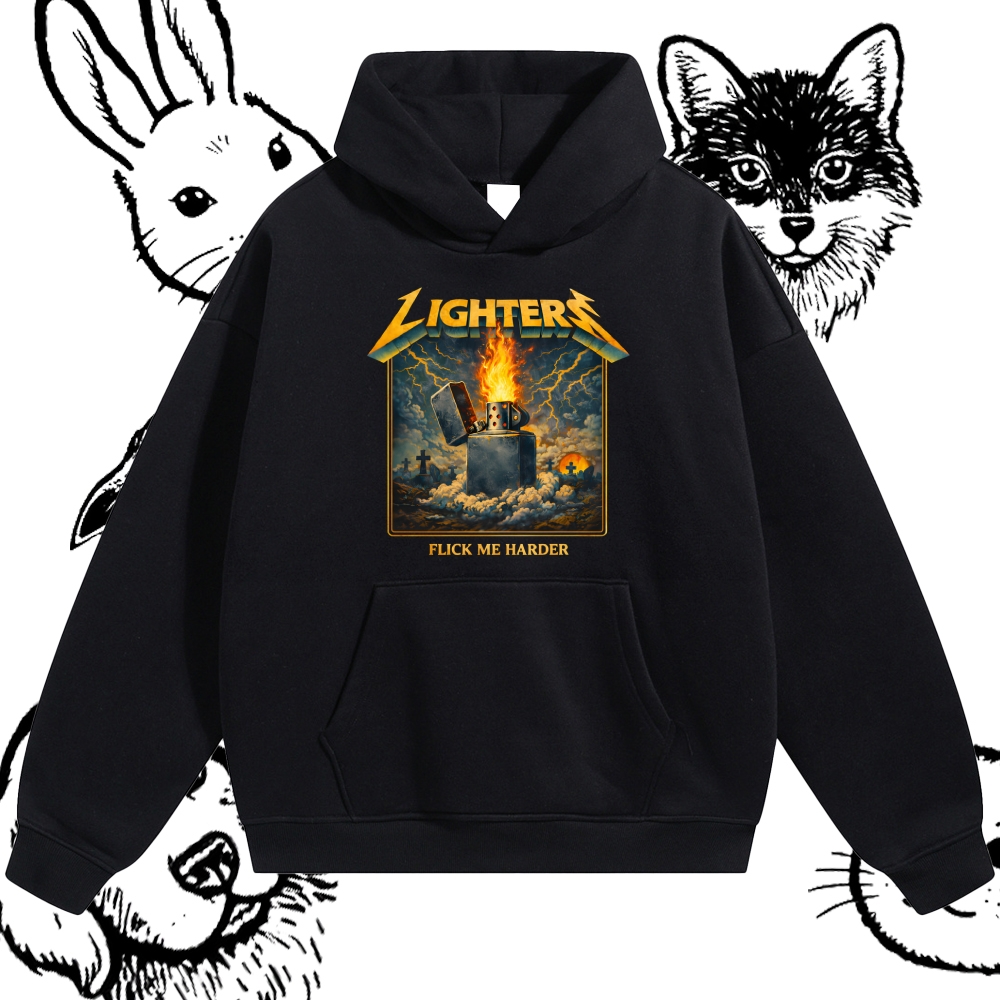 Master Of Lighters Cotton Blend Classic Fit Unisex Hoodie