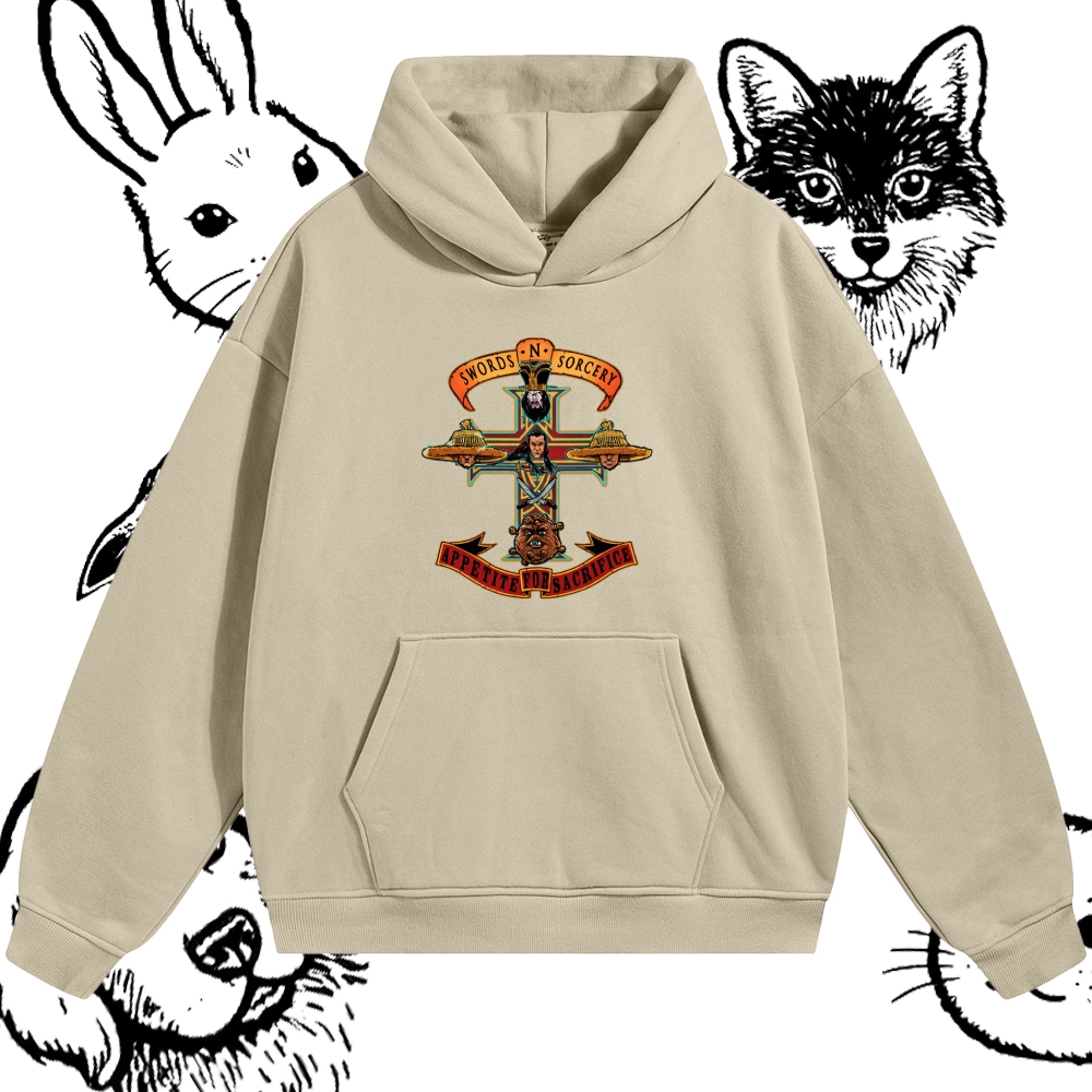 Appetite For Sacrifice Cotton Blend Classic Fit Unisex Hoodie