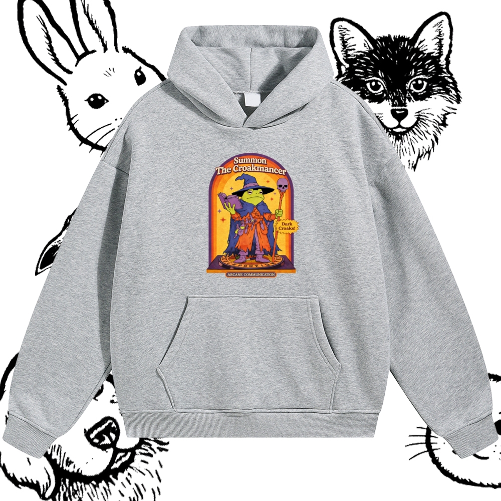 Summon The Croakmancer Cotton Blend Classic Fit Unisex Hoodie