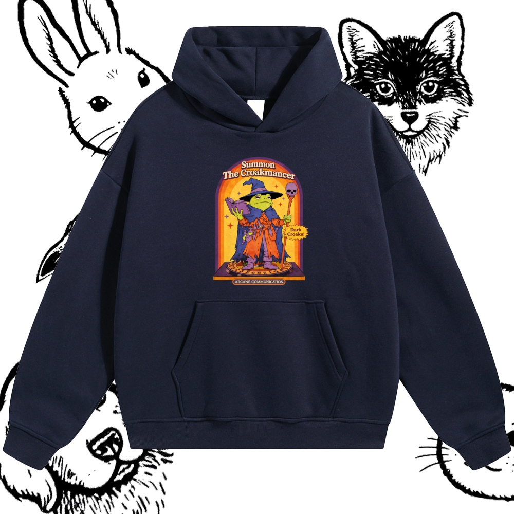 Summon The Croakmancer Cotton Blend Classic Fit Unisex Hoodie