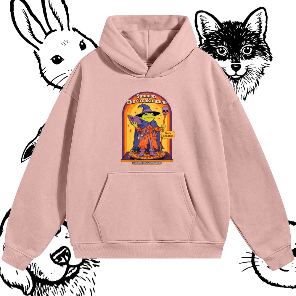 Summon The Croakmancer Cotton Blend Classic Fit Unisex Hoodie