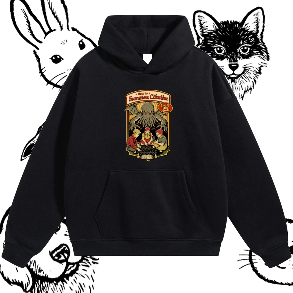 Cthulhu Summoning Guide Cotton Blend Classic Fit Unisex Hoodie
