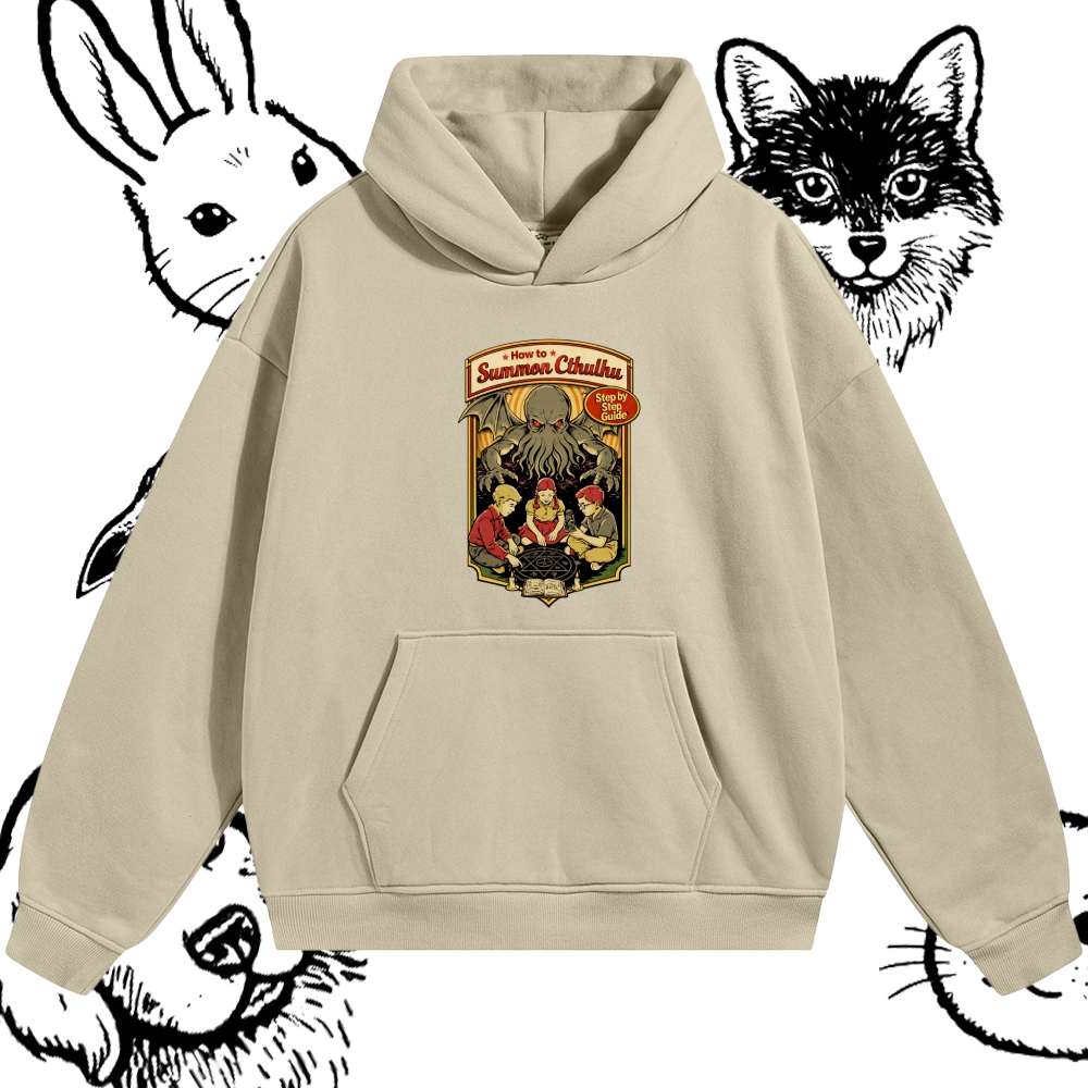 Cthulhu Summoning Guide Cotton Blend Classic Fit Unisex Hoodie