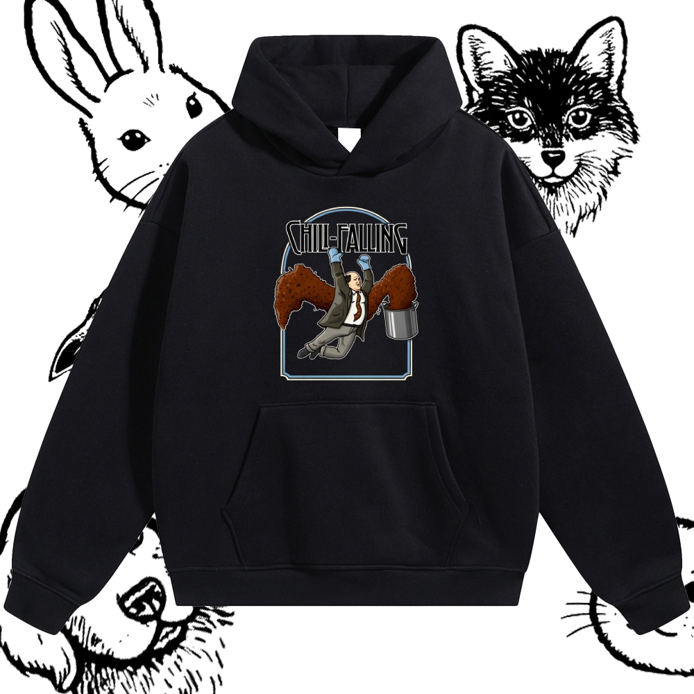 Kevin Chili Falling Epic Cotton Blend Classic Fit Unisex Hoodie