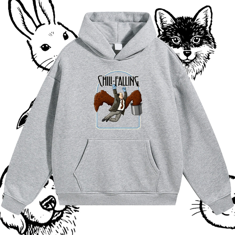 Kevin Chili Falling Epic Cotton Blend Classic Fit Unisex Hoodie