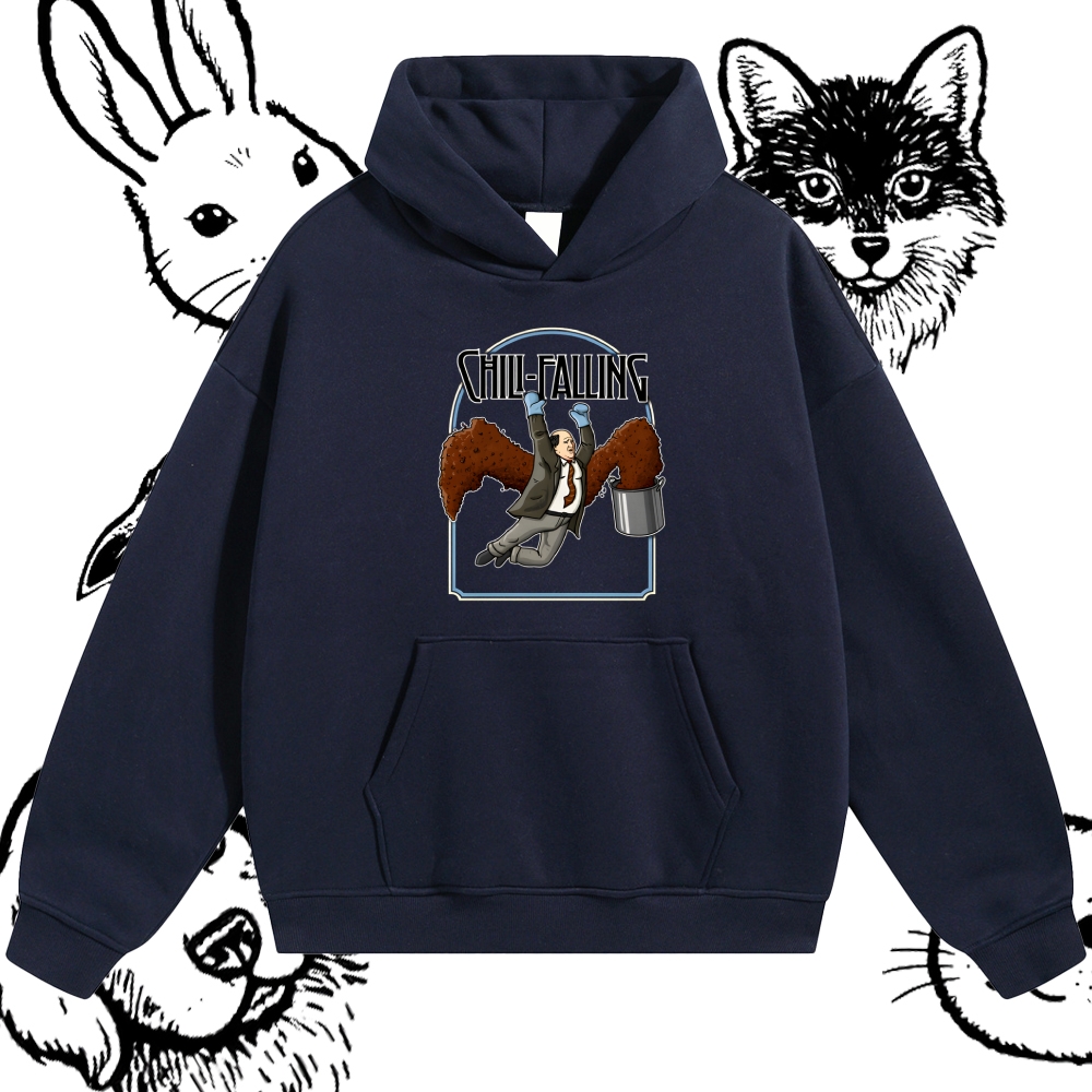 Kevin Chili Falling Epic Cotton Blend Classic Fit Unisex Hoodie