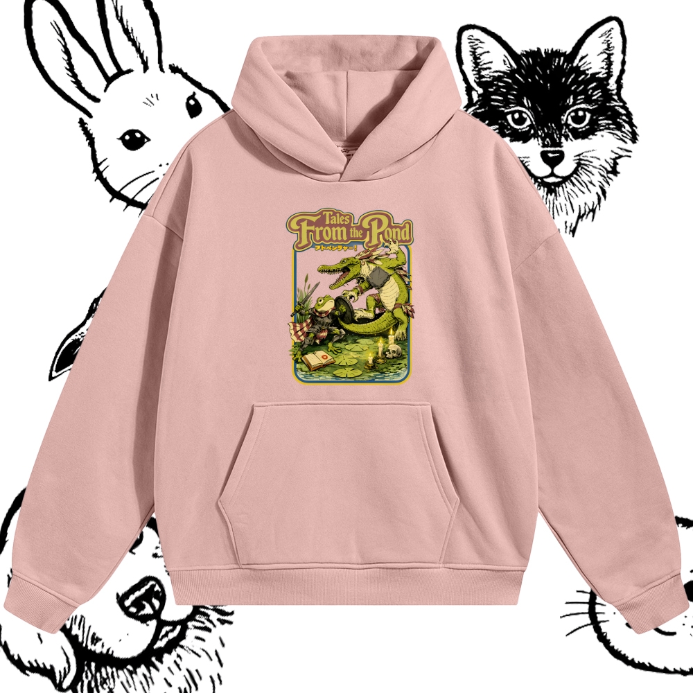Tales From The Pond Cotton Blend Classic Fit Unisex Hoodie