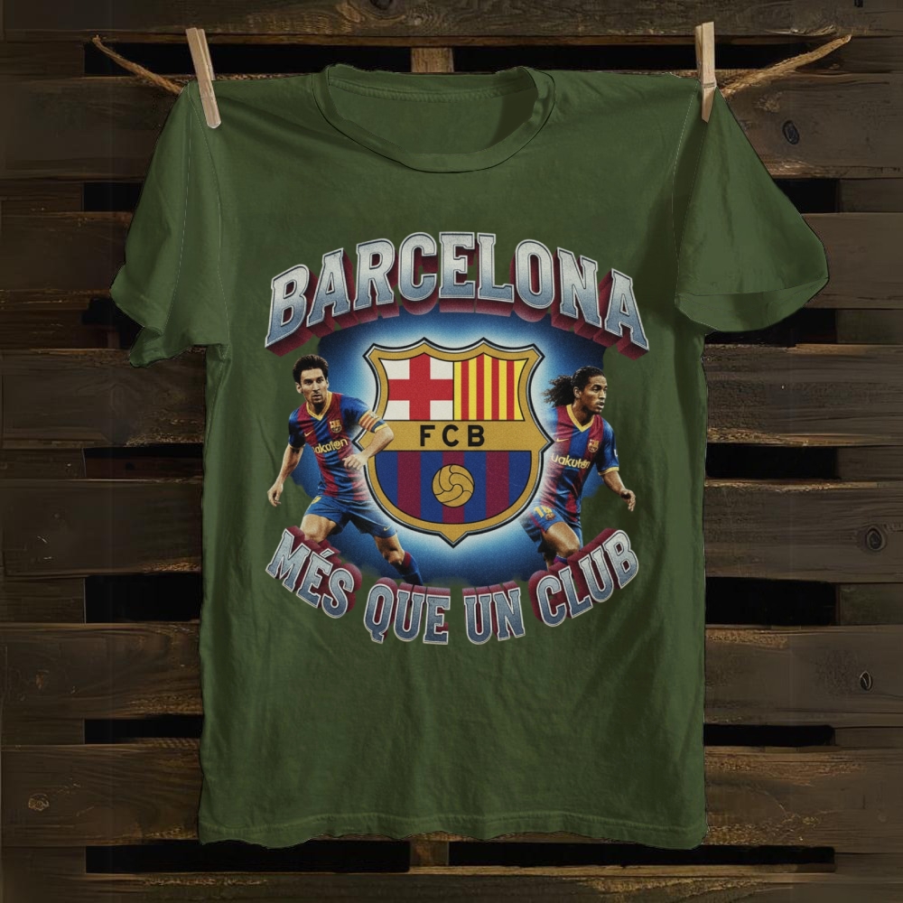 Barcelona: The Legends Of Més Que Un Club cotton T-shirt