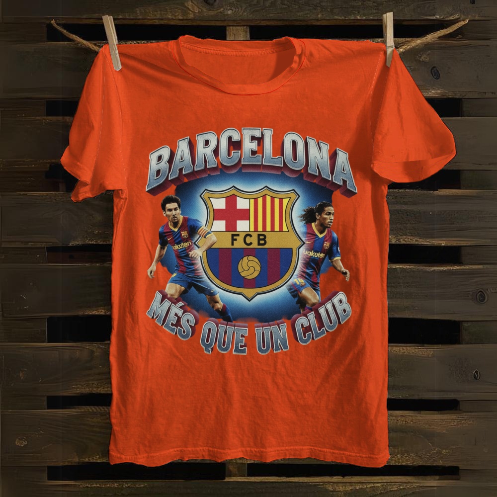 Barcelona: The Legends Of Més Que Un Club cotton T-shirt