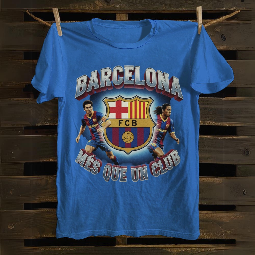 Barcelona: The Legends Of Més Que Un Club cotton T-shirt