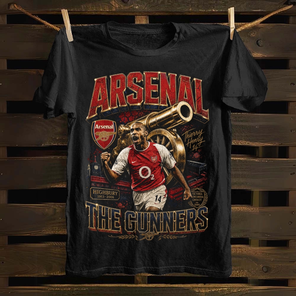 Arsenal: The Highbury King Henry Legend cotton T-shirt