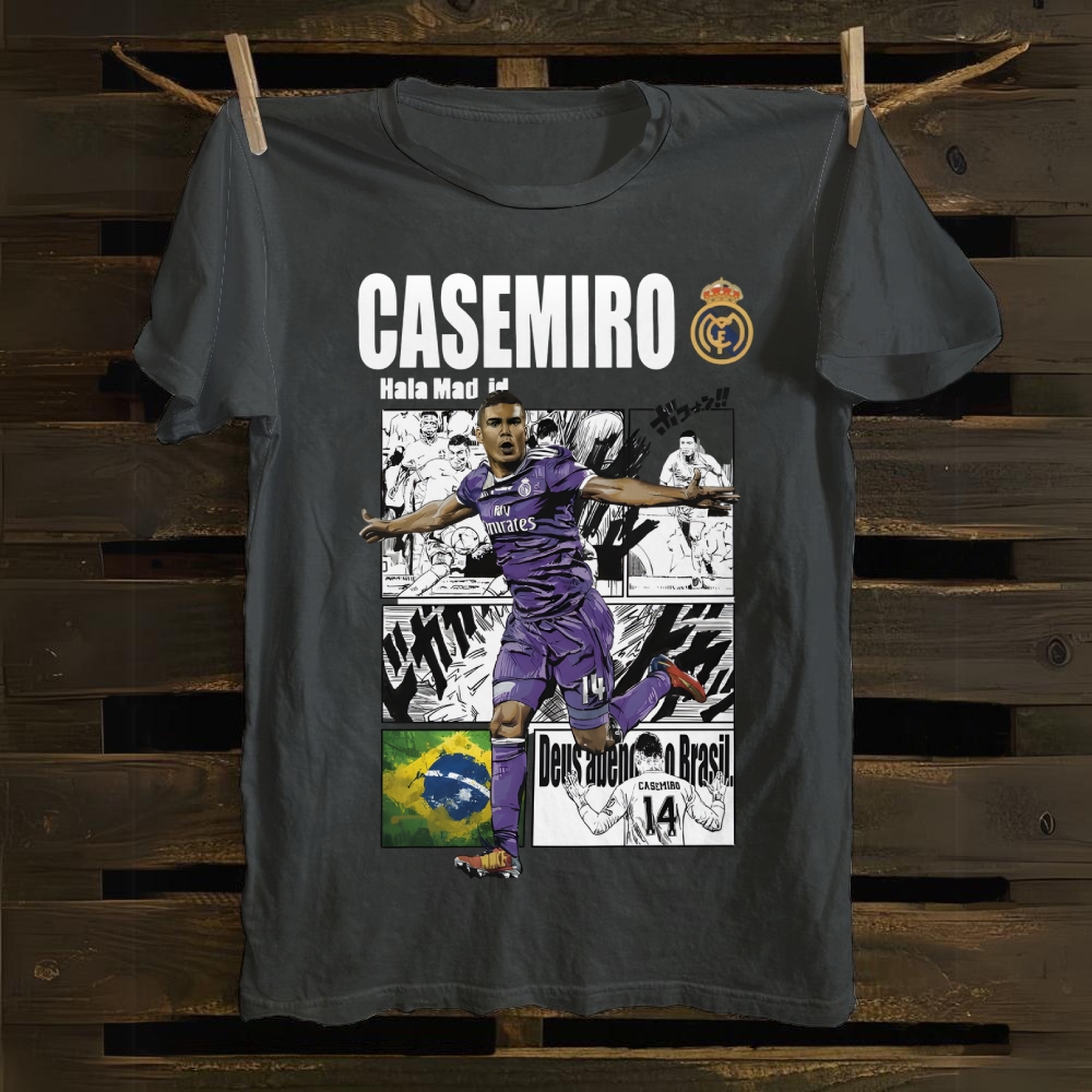 Casemiro: The Royal Manga Midfield Warrior cotton T-shirt