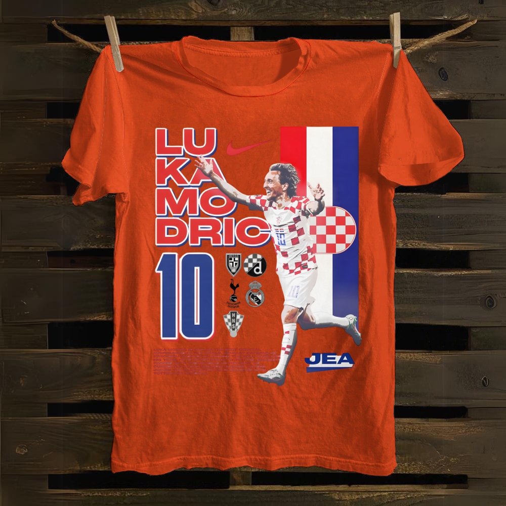 Luka Modric: The Croatian Maestro Career Story cotton T-shirt