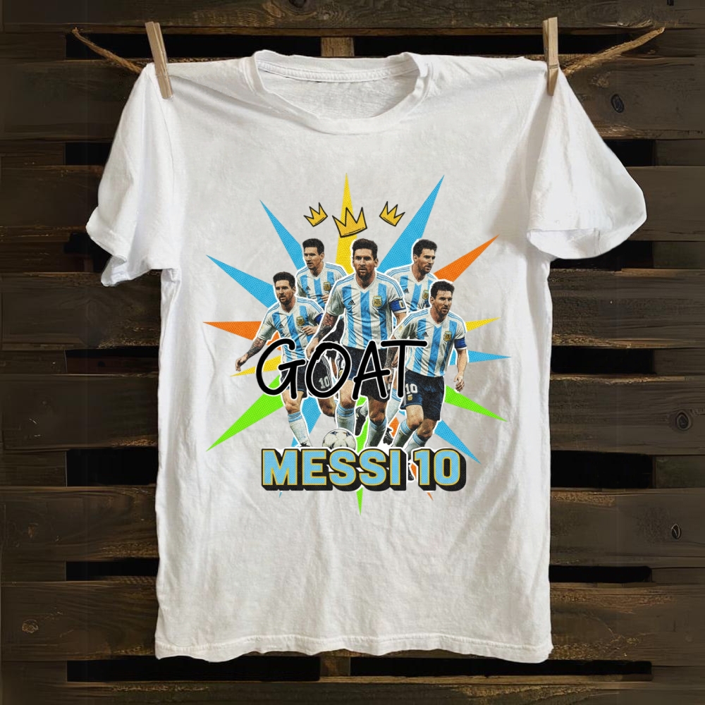 Ultimate Messi GOAT Graphic Tribute cotton T-shirt