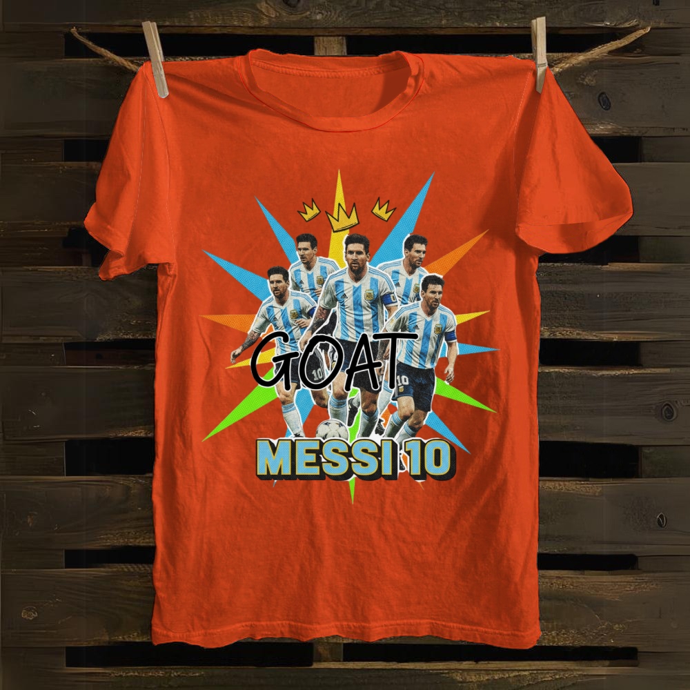 Ultimate Messi GOAT Graphic Tribute cotton T-shirt