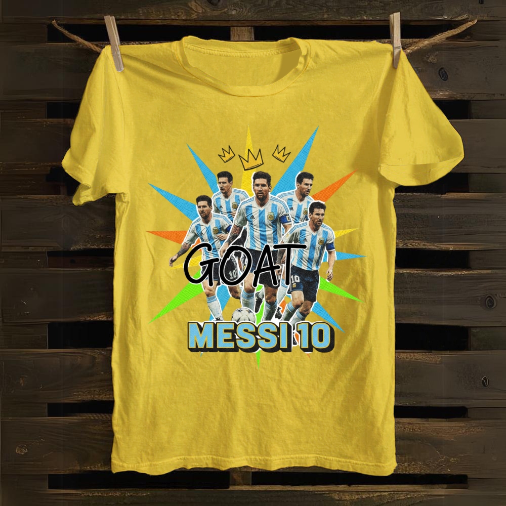 Ultimate Messi GOAT Graphic Tribute cotton T-shirt