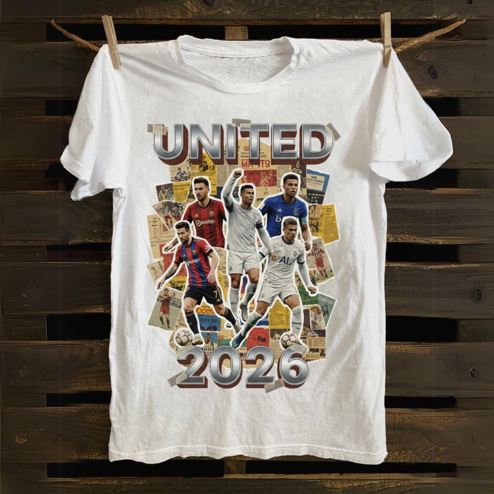 United 2026: The Soccer Stars Scrapbook Legend cotton T-shirt