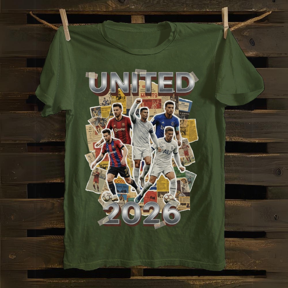 United 2026: The Soccer Stars Scrapbook Legend cotton T-shirt