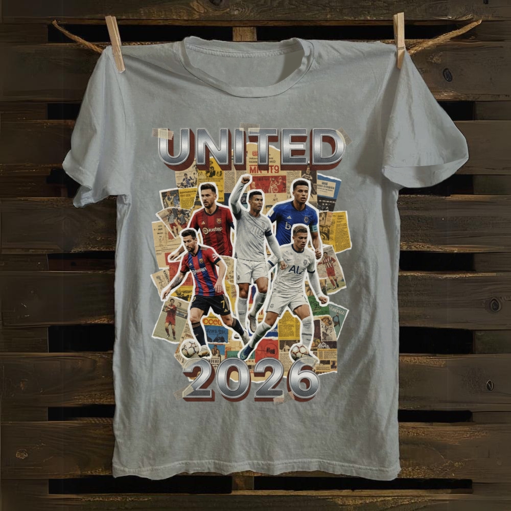 United 2026: The Soccer Stars Scrapbook Legend cotton T-shirt