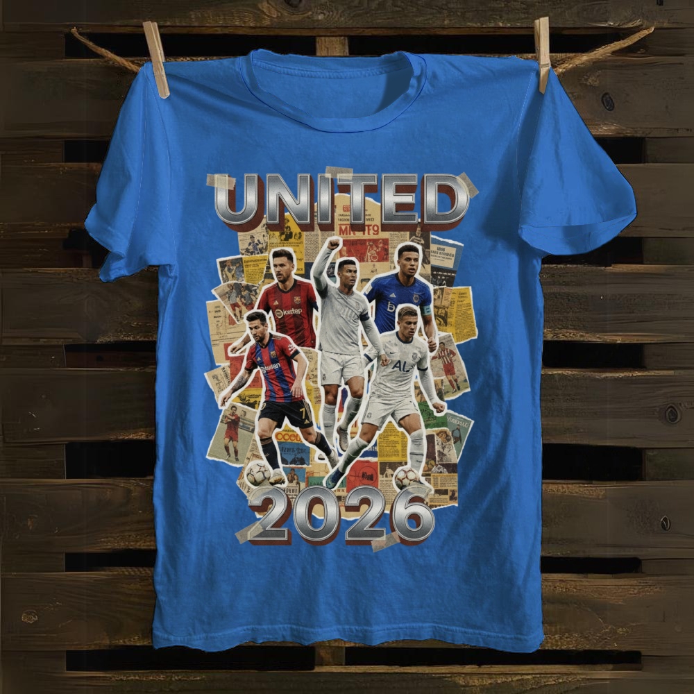 United 2026: The Soccer Stars Scrapbook Legend cotton T-shirt