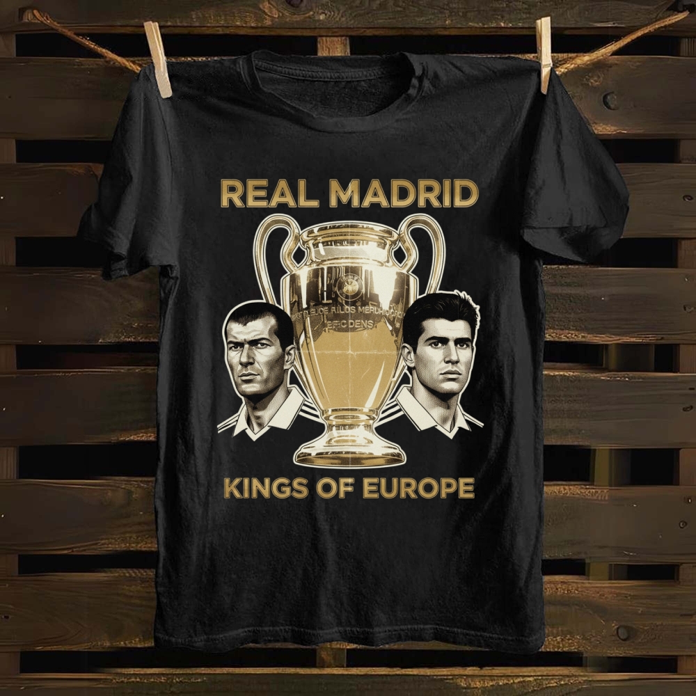 Real Madrid: The Kings Of Europe Icons cotton T-shirt