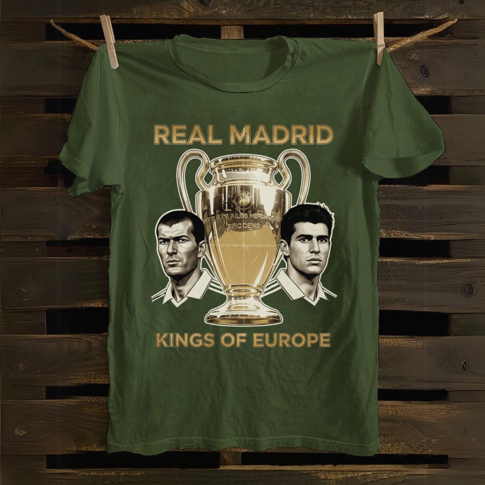 Real Madrid: The Kings Of Europe Icons cotton T-shirt