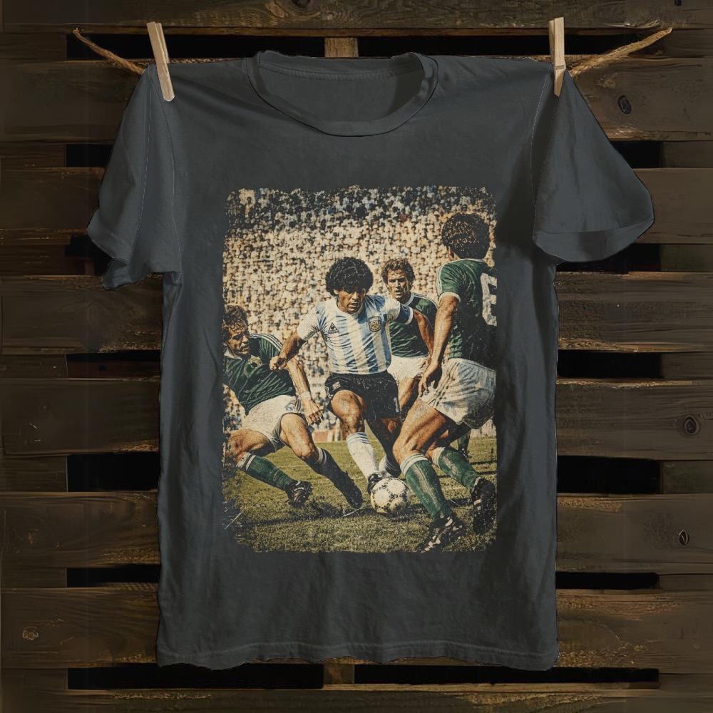 Maradona: The Unstoppable Argentina Legend cotton T-shirt