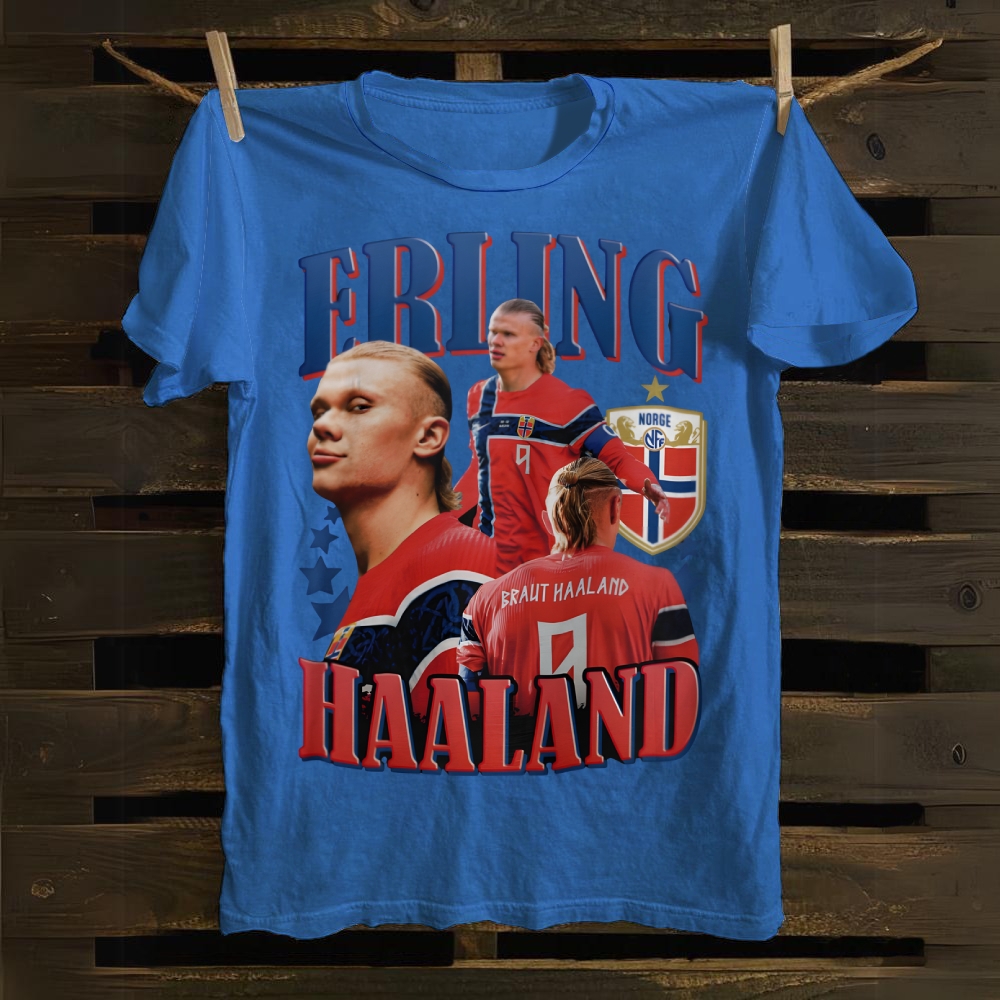 Erling Haaland Norwegian Viking Power cotton T-shirt
