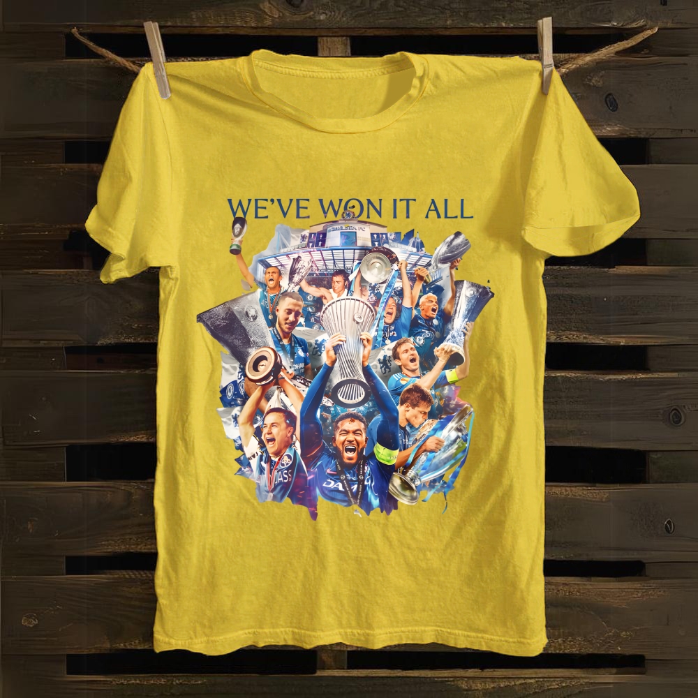 Chelsea FC We've Won It All Glory cotton T-shirt