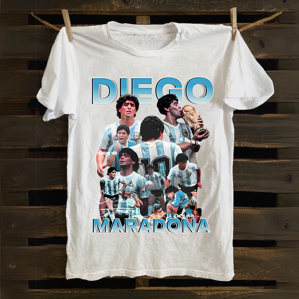 Diego Maradona Albiceleste Eternal Legend cotton T-shirt