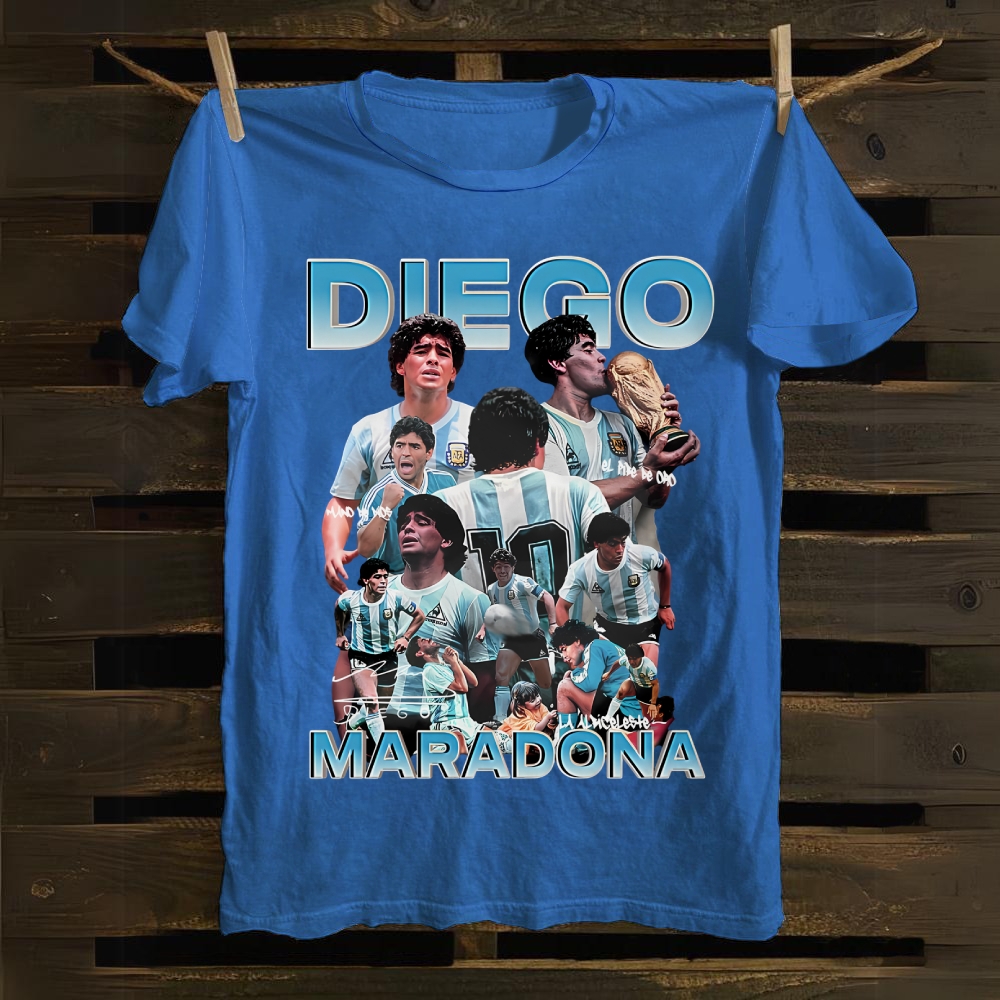 Diego Maradona Albiceleste Eternal Legend cotton T-shirt