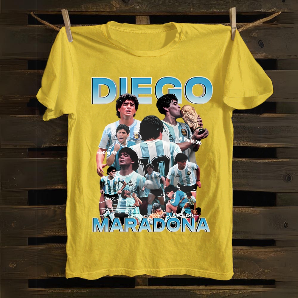 Diego Maradona Albiceleste Eternal Legend cotton T-shirt