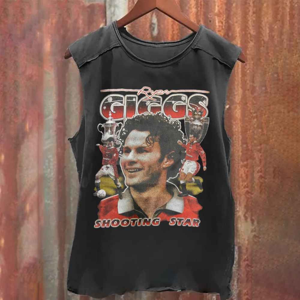 Ryan Giggs Shooting Star Legend Washed Tank Top