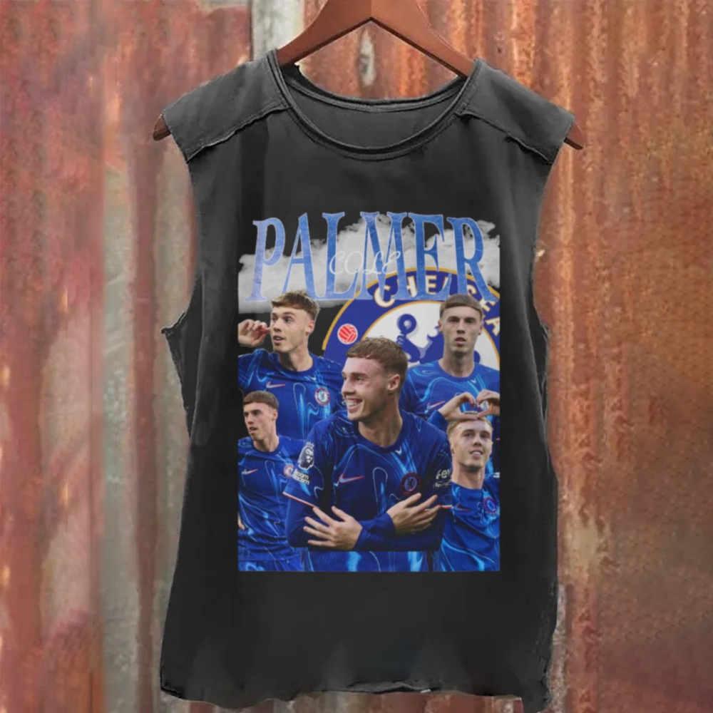 Coldest Blue Star Cole Palmer Washed Tank Top