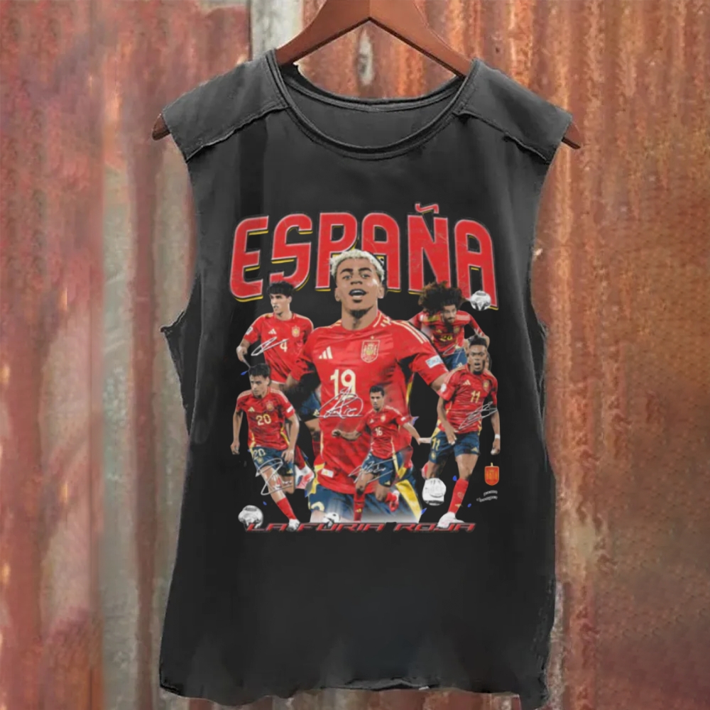 Spain Rising: The Red Fury Generation Washed Tank Top