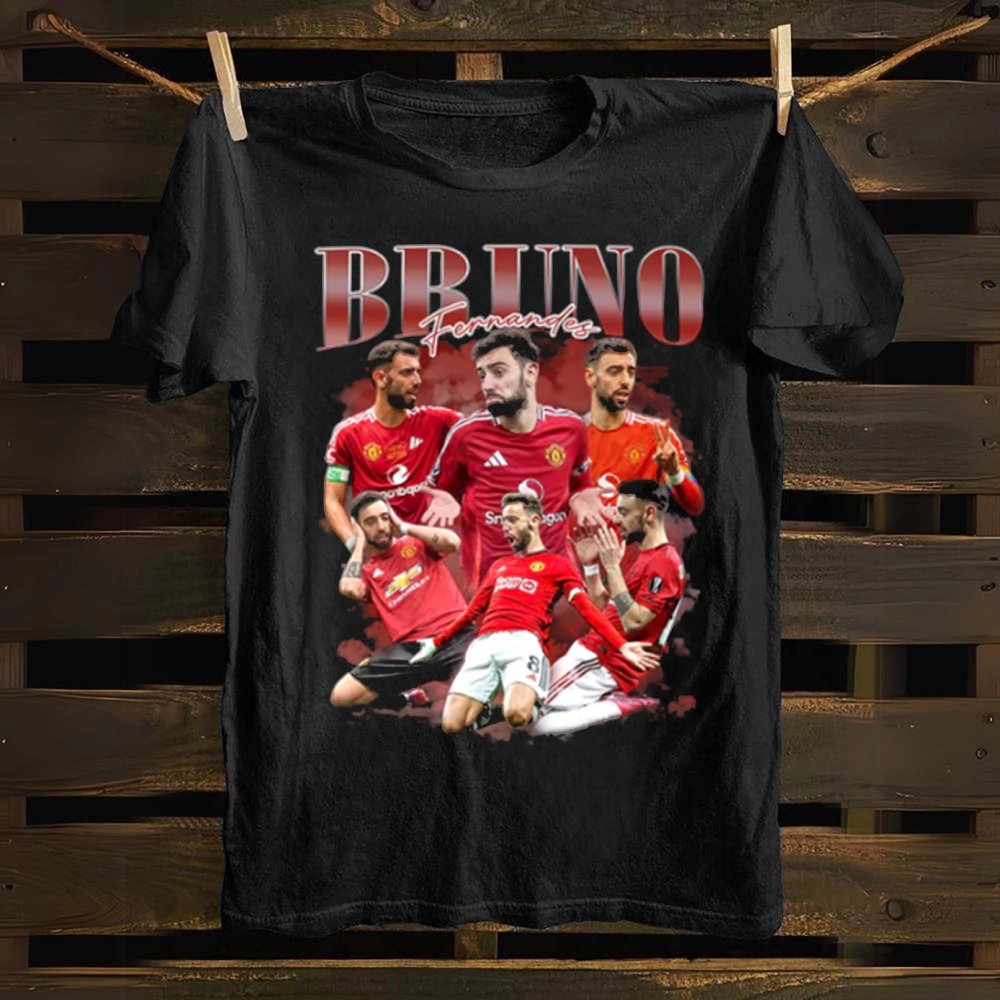 Bruno Fernandes: The Red Captain Heart cotton T-shirt