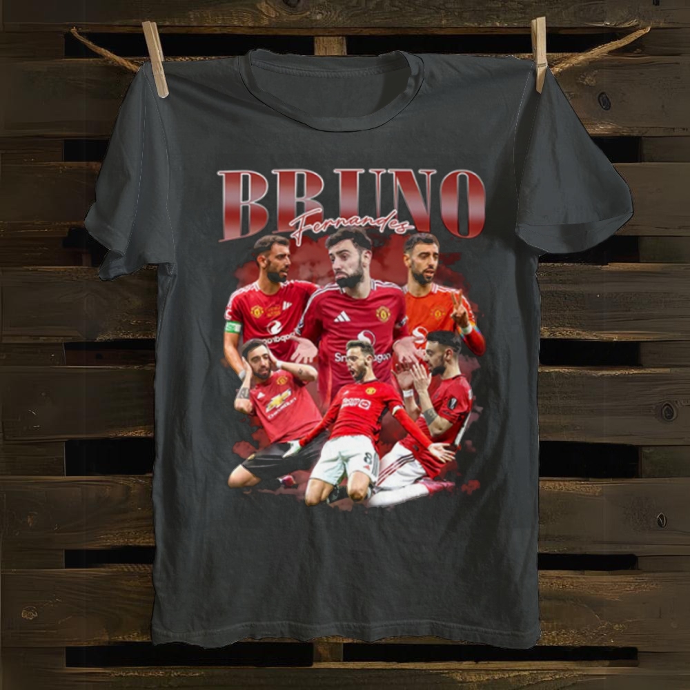 Bruno Fernandes: The Red Captain Heart cotton T-shirt