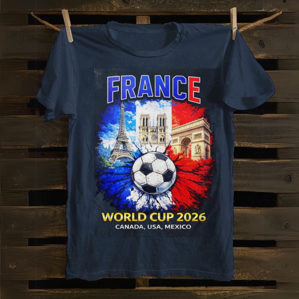 French Landmark: 2026 World Cup Heritage cotton T-shirt