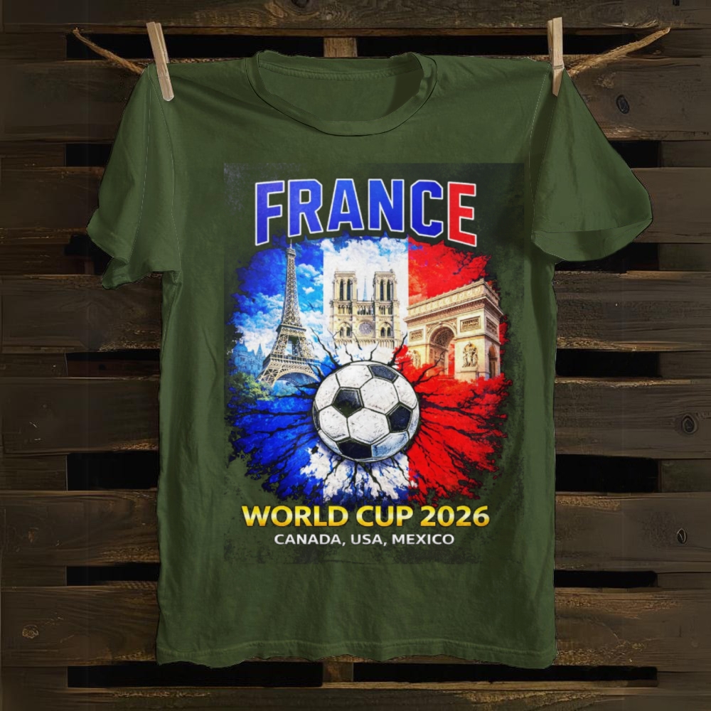 French Landmark: 2026 World Cup Heritage cotton T-shirt