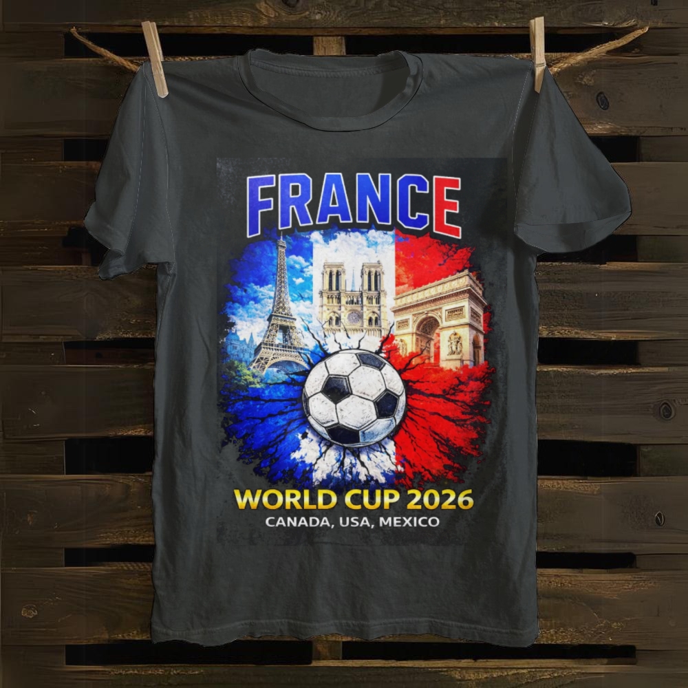 French Landmark: 2026 World Cup Heritage cotton T-shirt