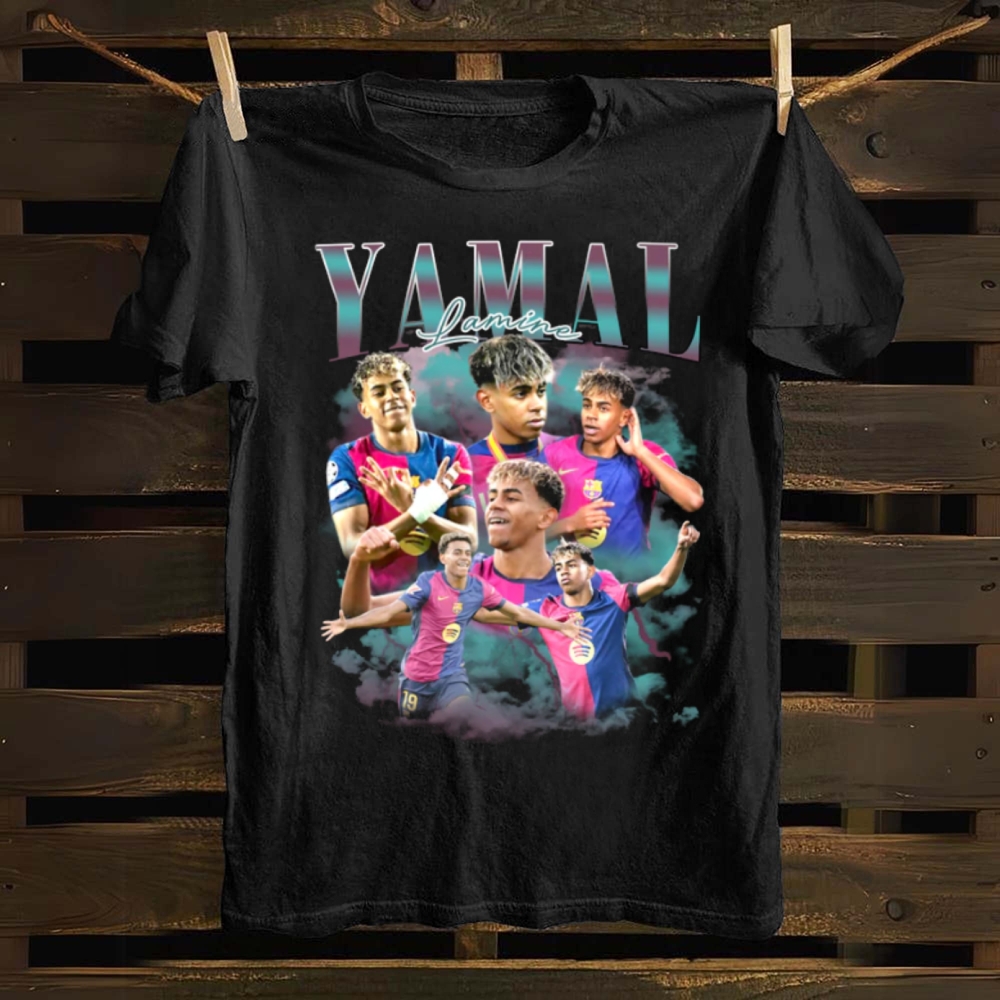 Lamine Yamal: The Blaugrana Wonder Kid cotton T-shirt